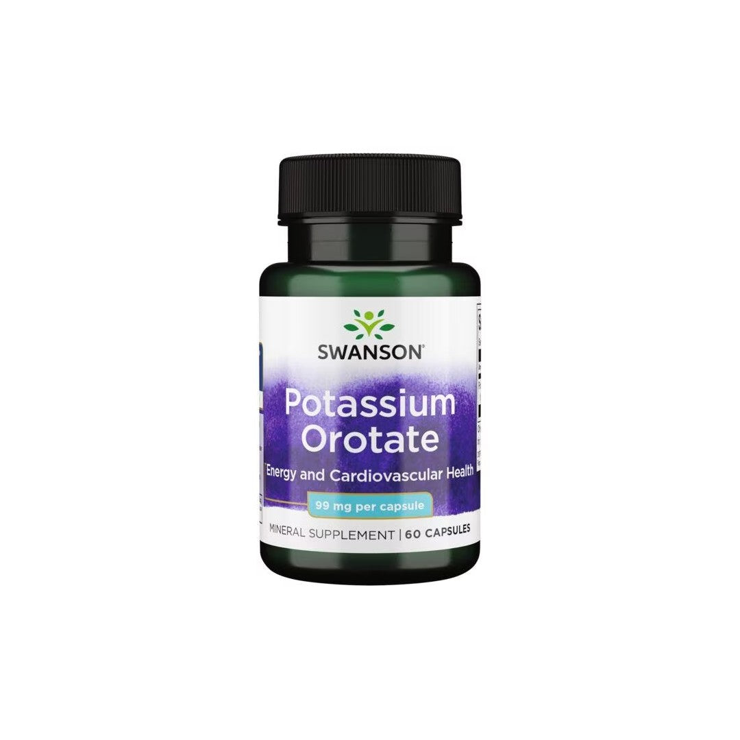 Kalium-Orotat 99 mg 60 Kapseln Swanson Health Products